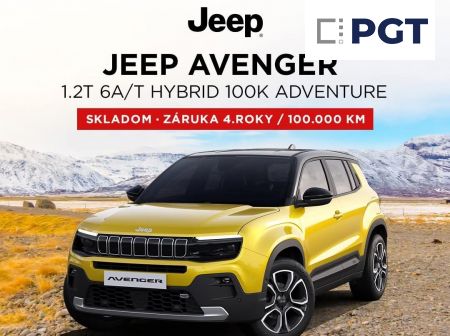 JEEP AVENGER 1.2T 6A/T HYBRID 100K ADVENTURE