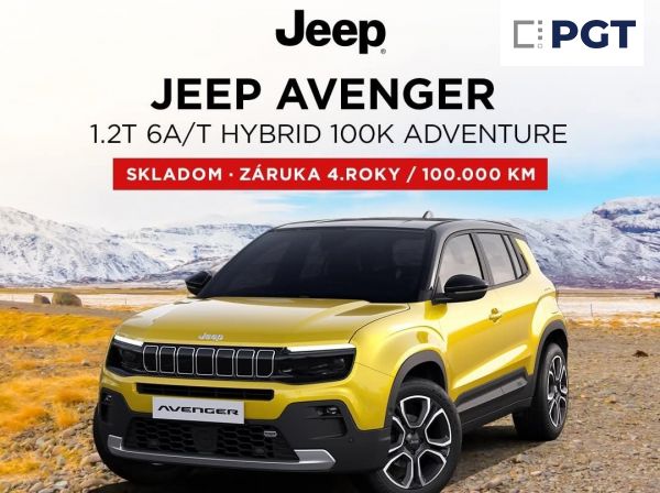 JEEP AVENGER 1.2T 6A/T HYBRID 100K ADVENTURE JEEP AVENGER 1.2T 6A/T HYBRID 100K ADVENTURE