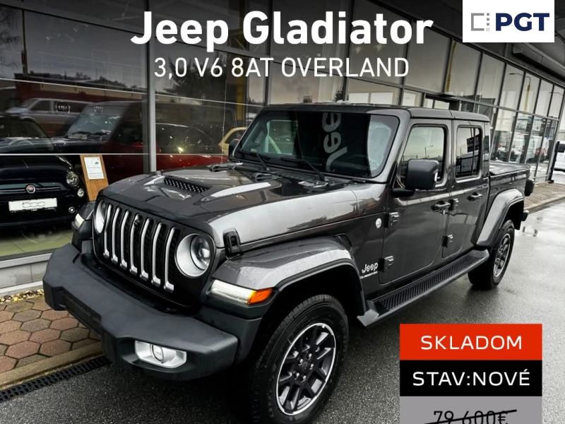 JEEP GLADIATOR 3,0 V6 8AT OVERLAND | PGT GROUP